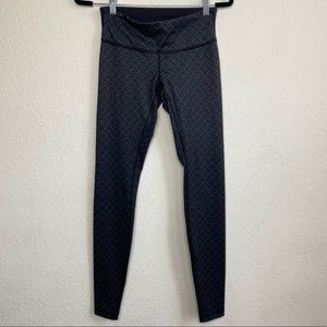 Lululemon Align Geometric Black and Grey Leggings SZ 6